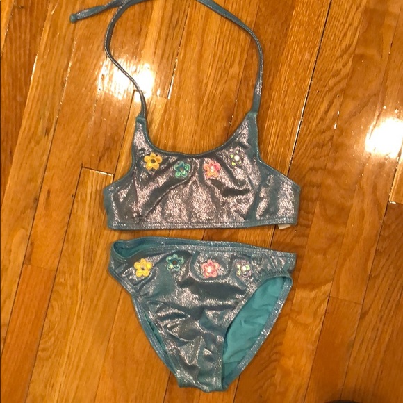 Bathing Suit And Skirt Cover-up.  Size 4T - Picture 3 of 6